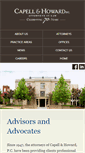 Mobile Screenshot of capellhoward.com